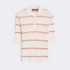 Silk and wool yarn jumper, white