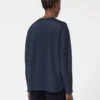 Silk crepe de chine blouse, ultramarine