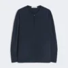 Silk crepe de chine blouse, ultramarine