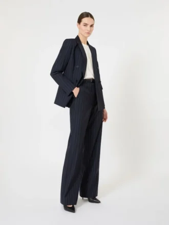 Silk crew-neck blouse, silk