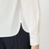 Silk crew-neck blouse, silk