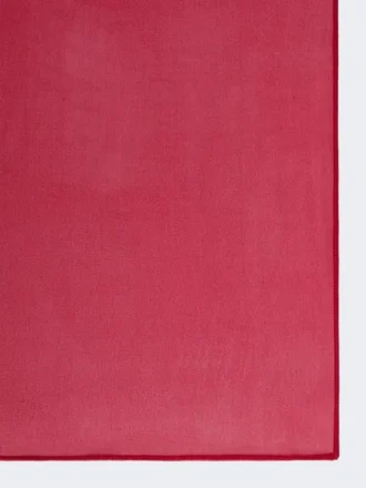 Silk georgette stole, geranium