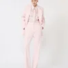 Silk organza shirt, pink
