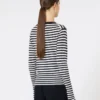 Slim-fit cashmere sweater, ivory
