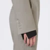 Slim-fit jacket in wool, mohair and silk, medium grey Slim-fit jacket in wool, mohair and silk, medium grey