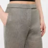 Slim-fit jersey mesh trousers, medium grey