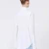 Slim-fit poplin shirt, optical white
