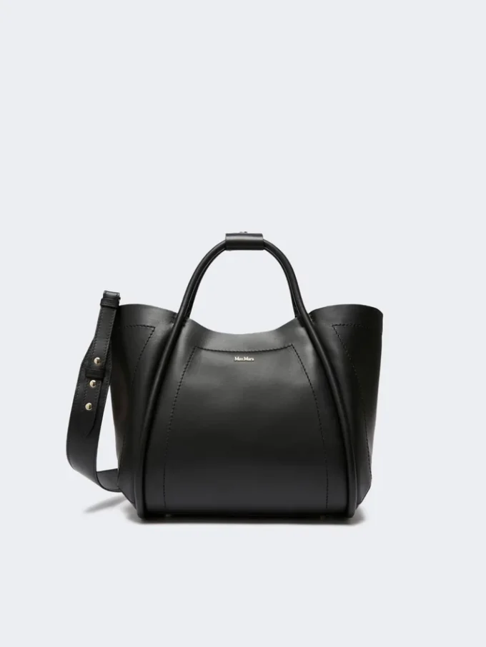 Small leather marine bag, black Small leather marine bag, black