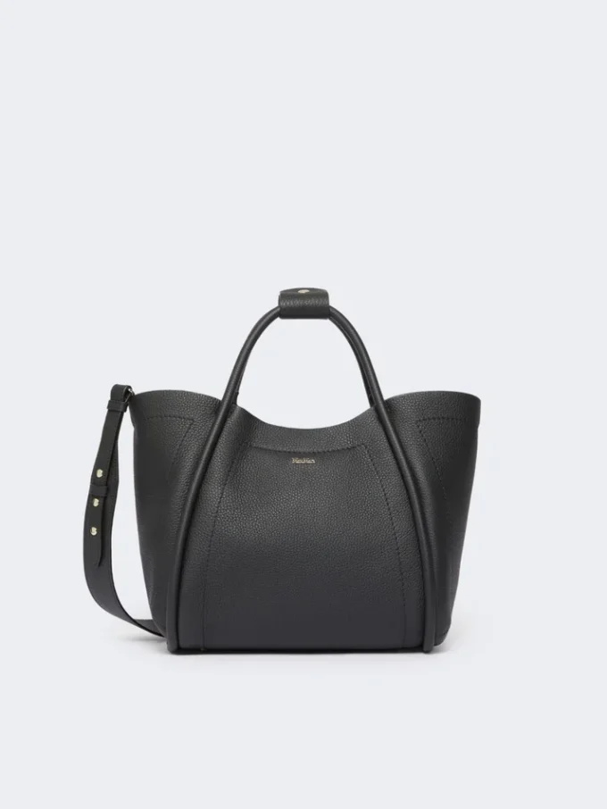 Small leather marine bag, black Small leather marine bag, black