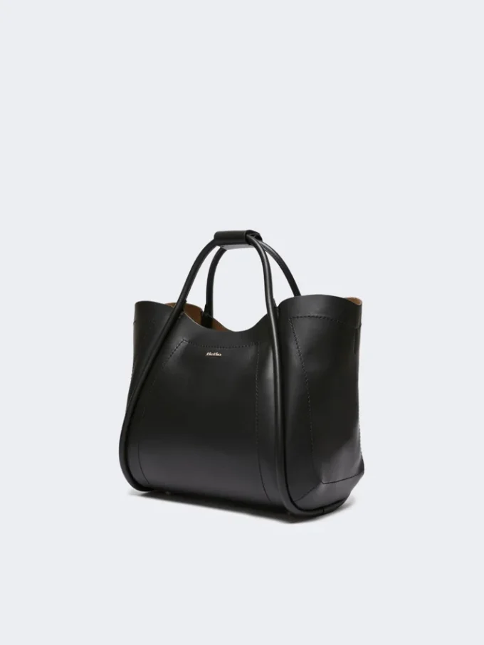 Small leather marine bag, black Small leather marine bag, black