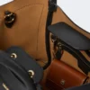 Small leather marine bag, black Small leather marine bag, black