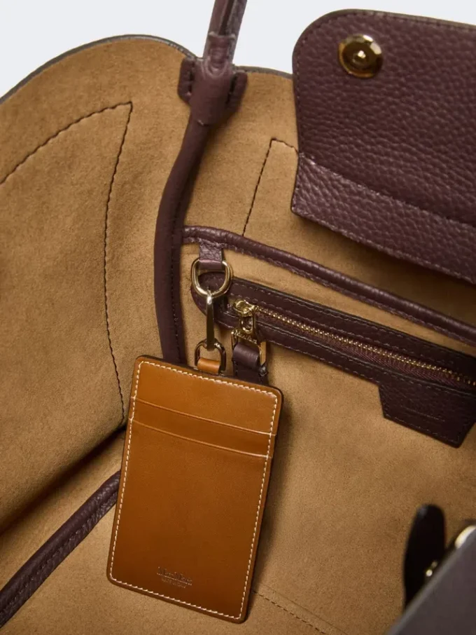 Small leather marine bag, bordeaux Small leather marine bag, bordeaux