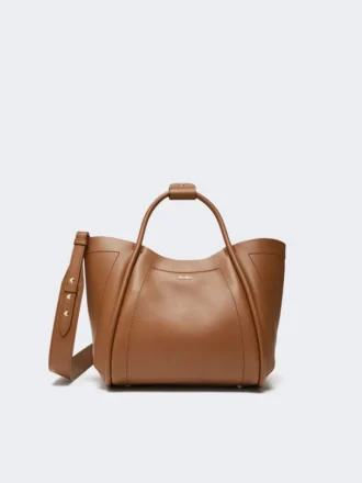 Small leather marine bag, brown bronze