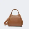 Small leather marine bag, brown bronze Small leather marine bag, brown bronze