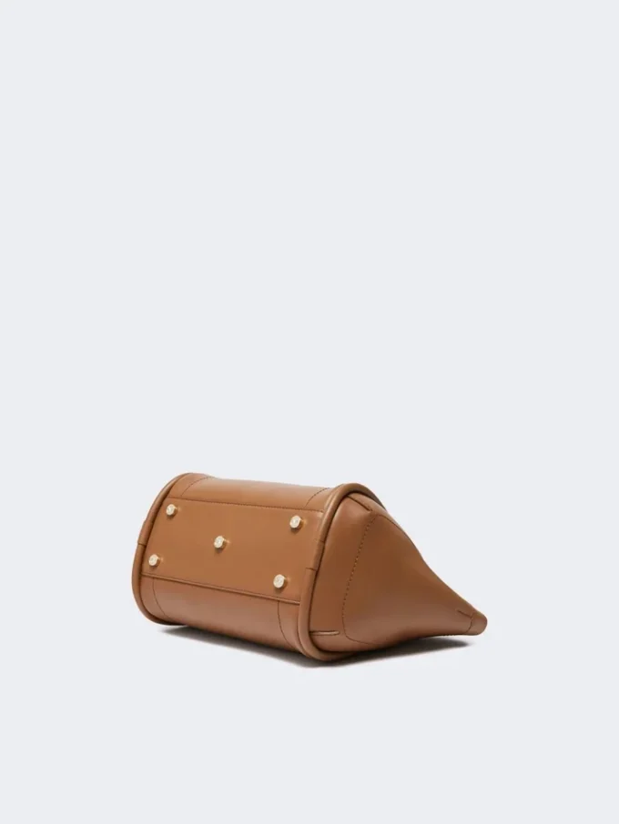 Small leather marine bag, brown bronze Small leather marine bag, brown bronze