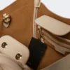 Small leather marine bag, ice Small leather marine bag, ice