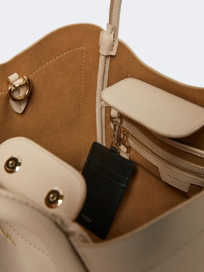Small leather marine bag, ice Small leather marine bag, ice