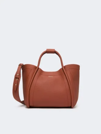 Small leather marine bag, rust