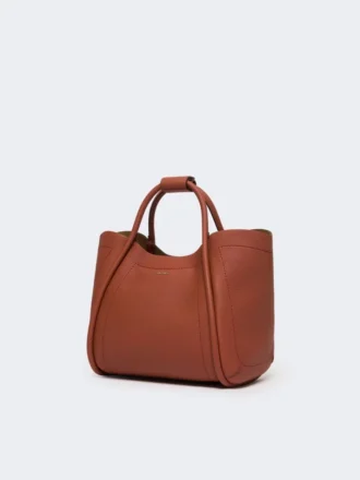 Small leather marine bag, rust