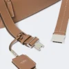 Small leather shoulder bag, brown Small leather shoulder bag, brown