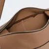 Small leather shoulder bag, brown Small leather shoulder bag, brown