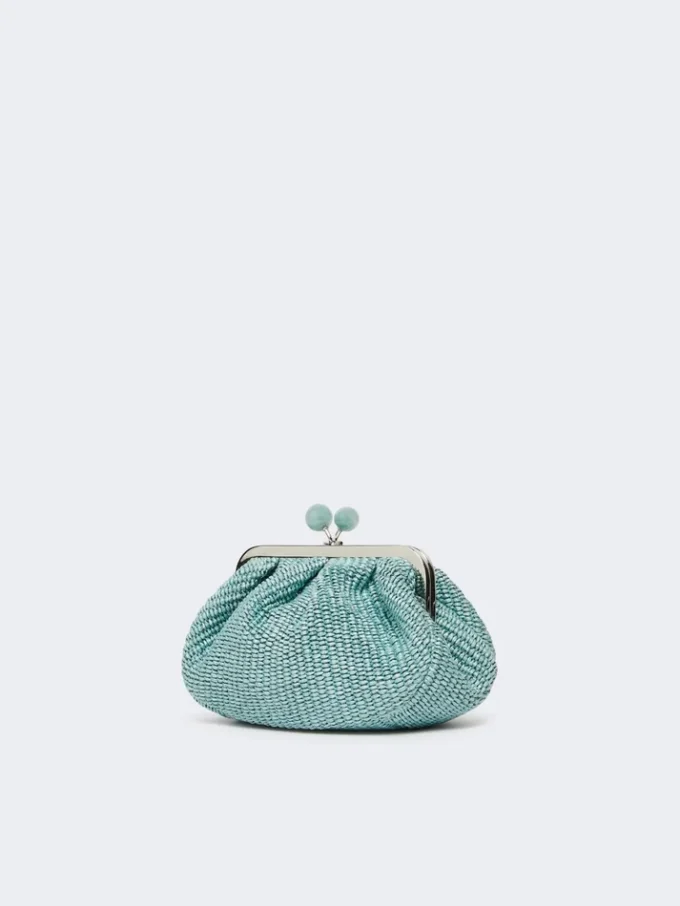Small raffia-effect pasticcino bag, oil