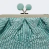 Small raffia-effect pasticcino bag, oil