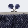Small raffia-effect pasticcino bag, ultramarine