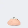 Small sheepskin pasticcino bag, antique rose