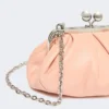 Small sheepskin pasticcino bag, antique rose