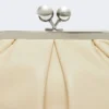 Small sheepskin pasticcino bag, ivory