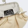 Small sheepskin pasticcino bag, ivory