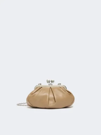 Small sheepskin pasticcino bag, turtledove