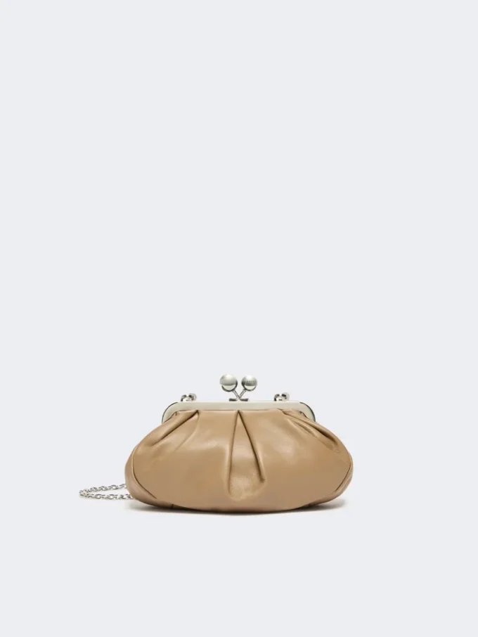 Small sheepskin pasticcino bag, turtledove