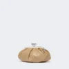 Small sheepskin pasticcino bag, turtledove