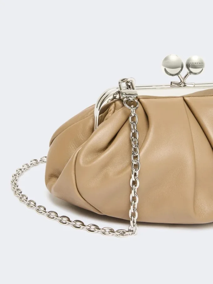 Small sheepskin pasticcino bag, turtledove