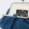 Small suede pasticcino bag, cornflower blue