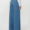 Soft cotton denim jeans, navy