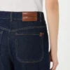 Soft cotton denim jeans, navy