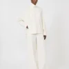 Soft scuba jersey jacket, ivory Soft scuba jersey jacket, ivory