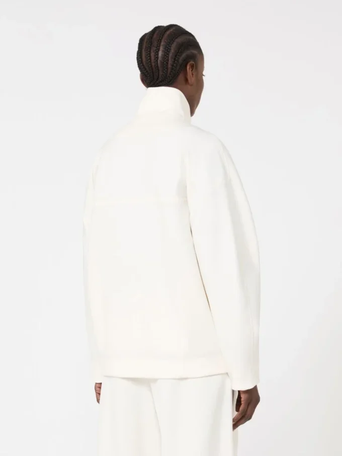 Soft scuba jersey jacket, ivory Soft scuba jersey jacket, ivory