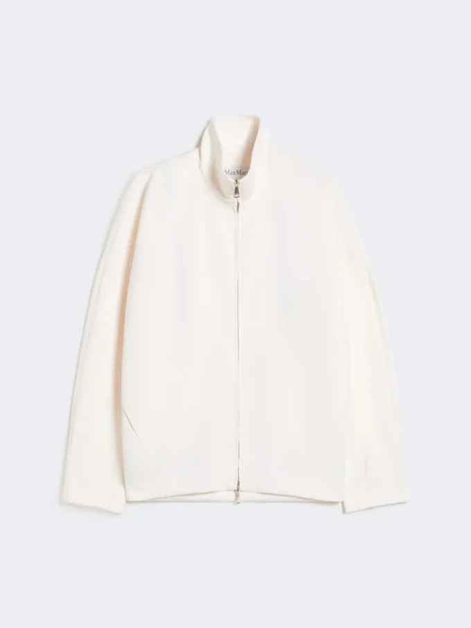 Soft scuba jersey jacket, ivory Soft scuba jersey jacket, ivory