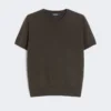 Soft wool sweater, dark green