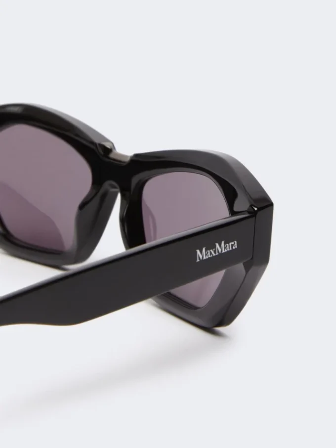 Square bold sunglasses, black