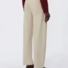 Stretch bull denim trousers, natural