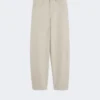 Stretch bull denim trousers, natural
