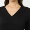 Stretch jersey dress, black