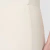 Stretch viscose pencil skirt, white