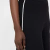 Stretch viscose trousers, navy