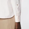 Striped poplin shirt, pink